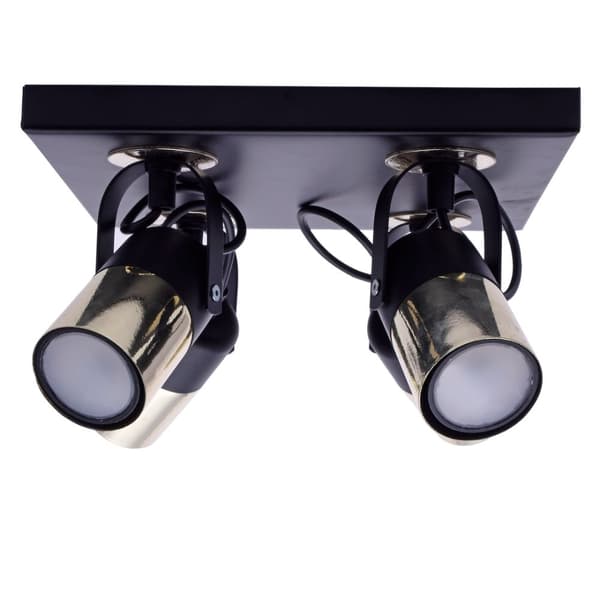 Taklampa WILSON BLACK 4xGU10