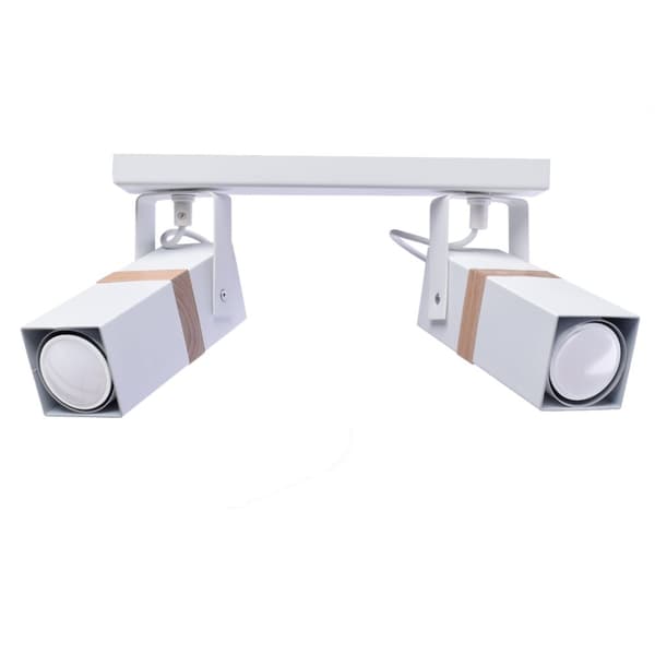 VIDAR WHITE 2xGU10 loftslampe
