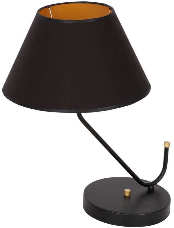 VICTORIA SORT bordlampe 1xE27