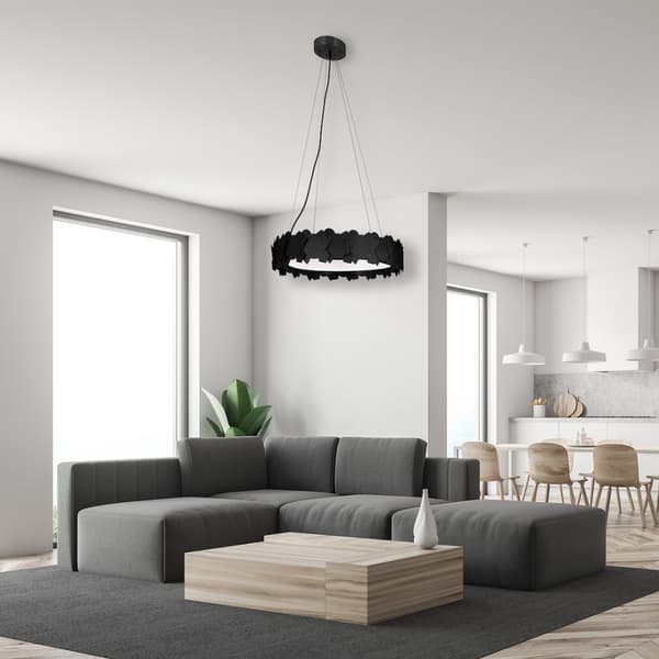 SOHO SVART 24W LED-pendellampa