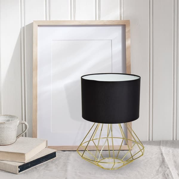 Gulvlampe LUPO SORT/GULD 1xE27