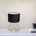 Miniatyrbillede 5 af 8: Gulvlampe LUPO SORT/GULD 1xE27