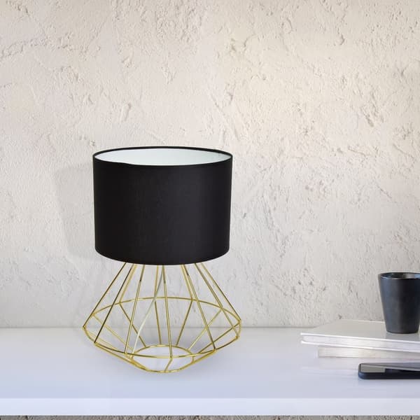 Gulvlampe LUPO SORT/GULD 1xE27