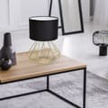 Miniatyrbillede 6 af 8: Gulvlampe LUPO SORT/GULD 1xE27