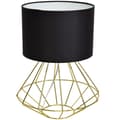 Miniatyrbillede 2 af 8: Gulvlampe LUPO SORT/GULD 1xE27