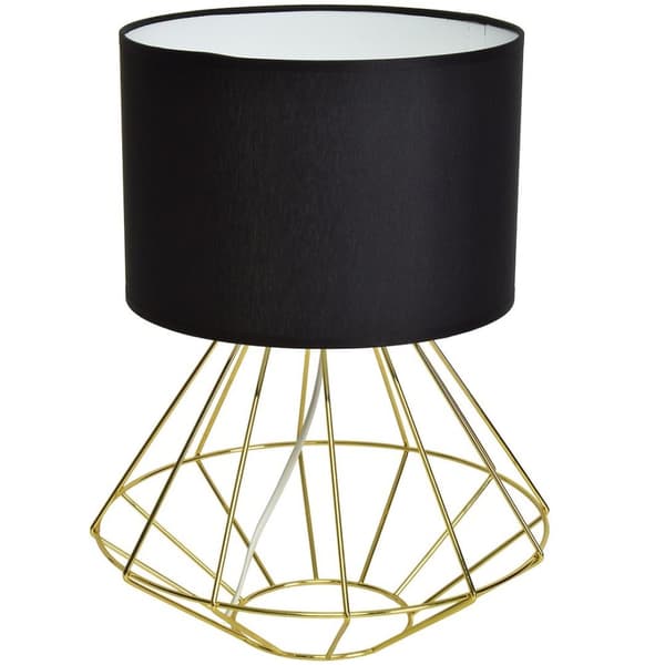 Gulvlampe LUPO SORT/GULD 1xE27