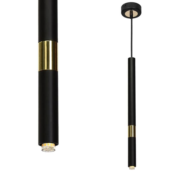 Hængelampe MONZA BLACK/GULD 1xG9 8W