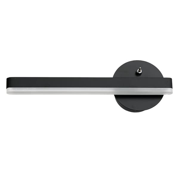 SYDNEY 6W LED SVART vägglampa, vänster