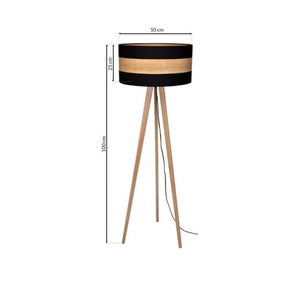 Golvlampa TERRA 1xE27