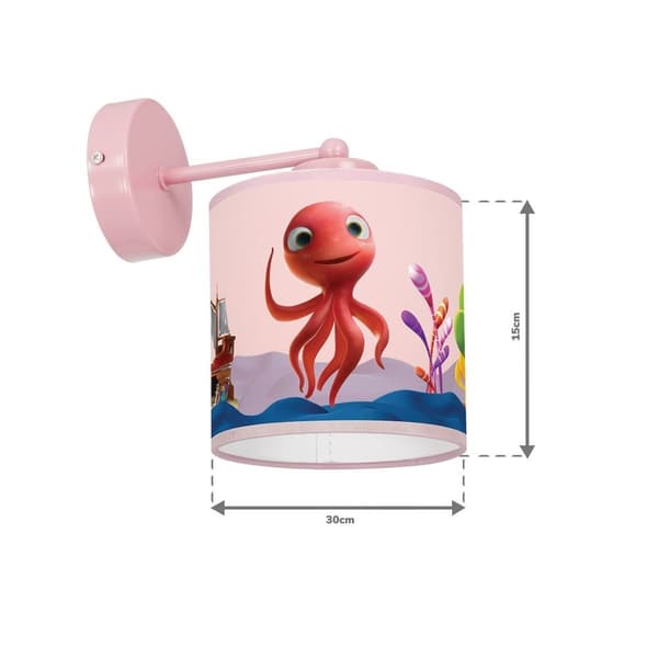 Vägglampa OCTOPUS LOLA MiniMini 1xE27