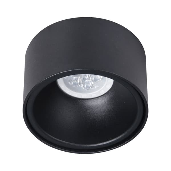 Bali Rund Black Flush Mount