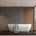 Miniatyrbillede 4 af 7: Nusa Square White Flush Mount