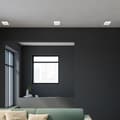 Miniatyrbillede 5 af 7: Nusa Square White Flush Mount