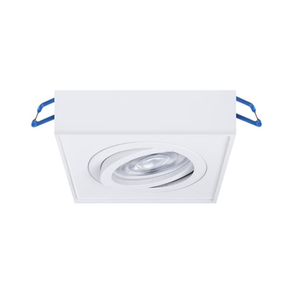 Nusa Square White Flush Mount