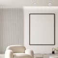 Miniatyrbild 5 av 7: Nusa Round White Flush Mount