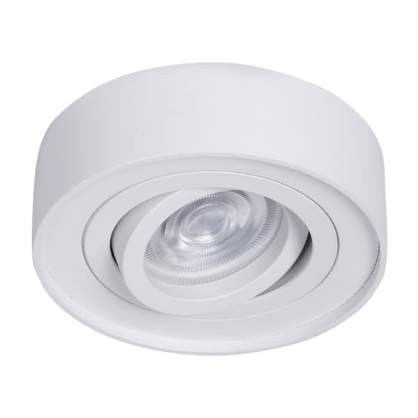 Nusa Round White Flush Mount