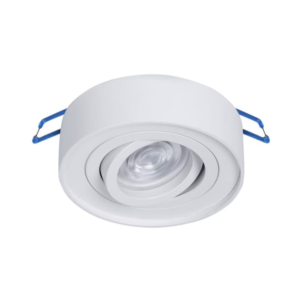 Nusa Round White Flush Mount