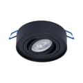 Miniatyrbillede 1 af 7: Nusa Round Black Flush Mount