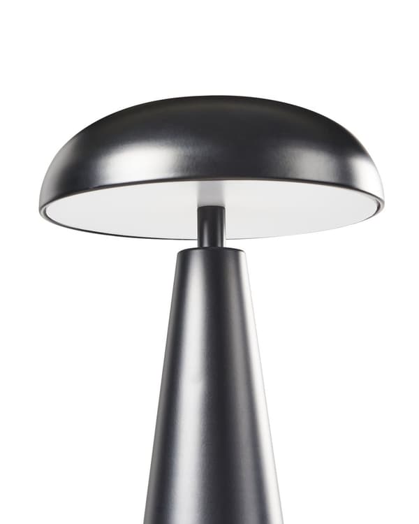 Bordlampe sort jern indendørs trådløs lysdæmper hjemmelys moderne design