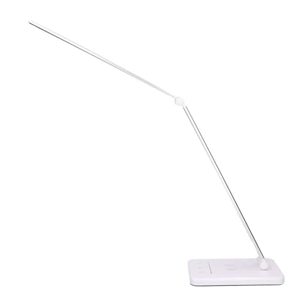 Extralink Smart Life bordlampe med justerbart lys og trådløs opladning - Hvid