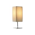 Miniatyrbild 2 av 5: Bordslampa Home ESPRIT Vit Silvrig Polyetylen Järn 50 W 220 V 15 x 15 x 43 cm