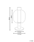 Miniatyrbilde 3 av 11: Bordlampe Svart LED Trådløs Aluminium Glassskjerm Innendørs Moderne Design