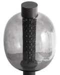 Miniatyrbilde 7 av 11: Bordlampe Svart LED Trådløs Aluminium Glassskjerm Innendørs Moderne Design