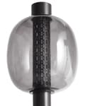 Miniatyrbilde 8 av 11: Bordlampe Svart LED Trådløs Aluminium Glassskjerm Innendørs Moderne Design