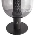Miniatyrbilde 9 av 11: Bordlampe Svart LED Trådløs Aluminium Glassskjerm Innendørs Moderne Design