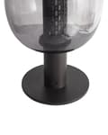 Miniatyrbilde 10 av 11: Bordlampe Svart LED Trådløs Aluminium Glassskjerm Innendørs Moderne Design