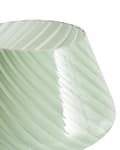 Miniatyrbilde 5 av 10: Bordlampe Sengelampe Grønn Glass Rund Sokkel Moderne Design med Kabel