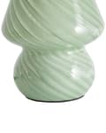 Miniatyrbilde 7 av 10: Bordlampe Sengelampe Grønn Glass Rund Sokkel Moderne Design med Kabel