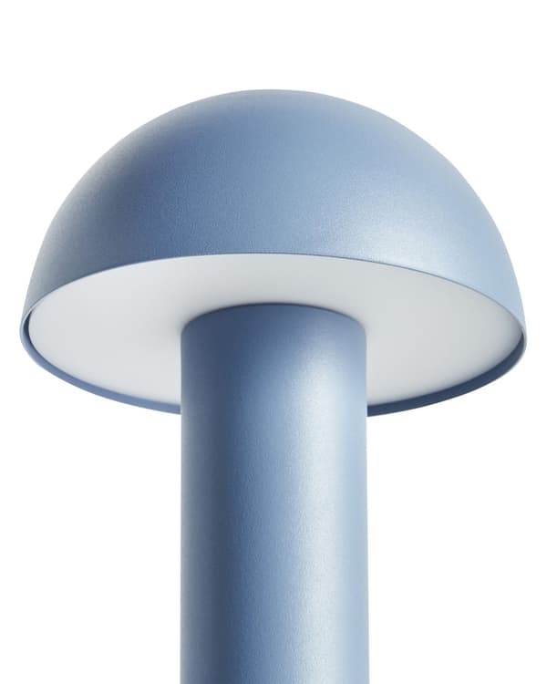 Bordlampe Blå Metall LED Trådløs Oppladbar Moderne design Belysning Interiør