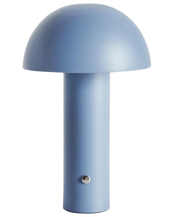 Bordlampe Blå Metall LED Trådløs Oppladbar Moderne design Belysning Interiør