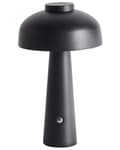 Miniatyrbilde 1 av 10: Bordlampe Svart LED Lampe Trådløs Jern Innendørs Sopp Moderne Design