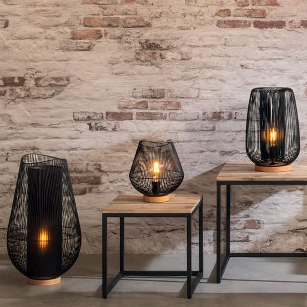 Trådbunden metallbordslampa - ATMOSPHERA - Jena - Svart - Kontor - Inomhus - Elektrisk