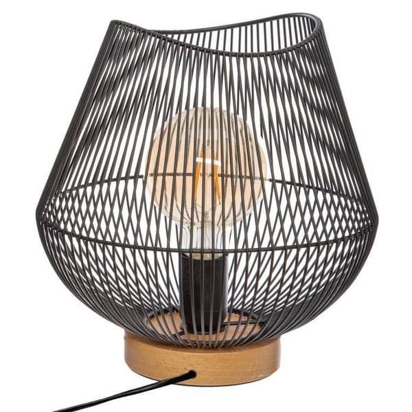 Trådbunden metallbordslampa - ATMOSPHERA - Jena - Svart - Kontor - Inomhus - Elektrisk