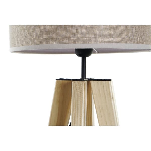 Bordslampa DKD Home Decor Beige Trä Brun 220 V 50 W 30 x 30 x 69 cm