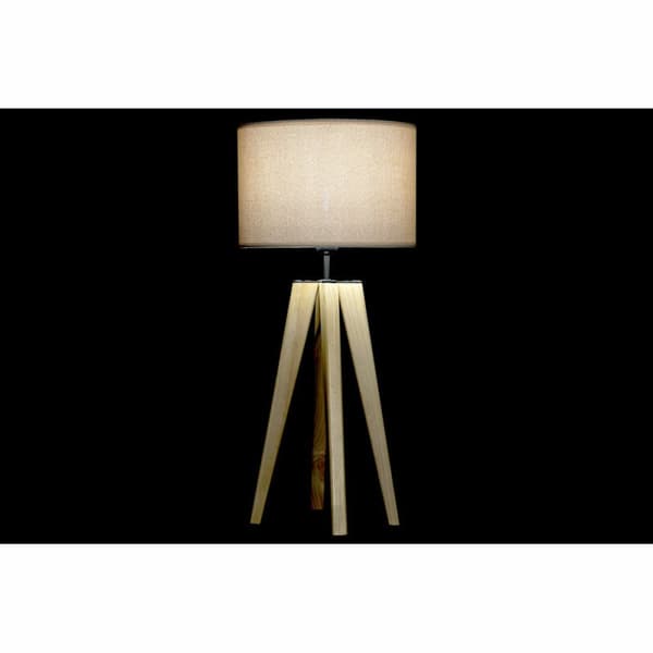 Bordslampa DKD Home Decor Beige Trä Brun 220 V 50 W 30 x 30 x 69 cm
