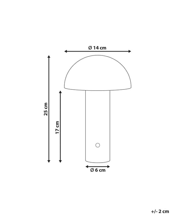 Bordlampe Hvid Metal LED Trådløs Genopladelig Moderne design Belysning Interiør