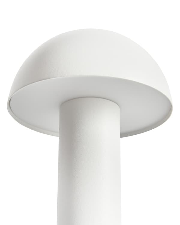 Bordlampe Hvid Metal LED Trådløs Genopladelig Moderne design Belysning Interiør