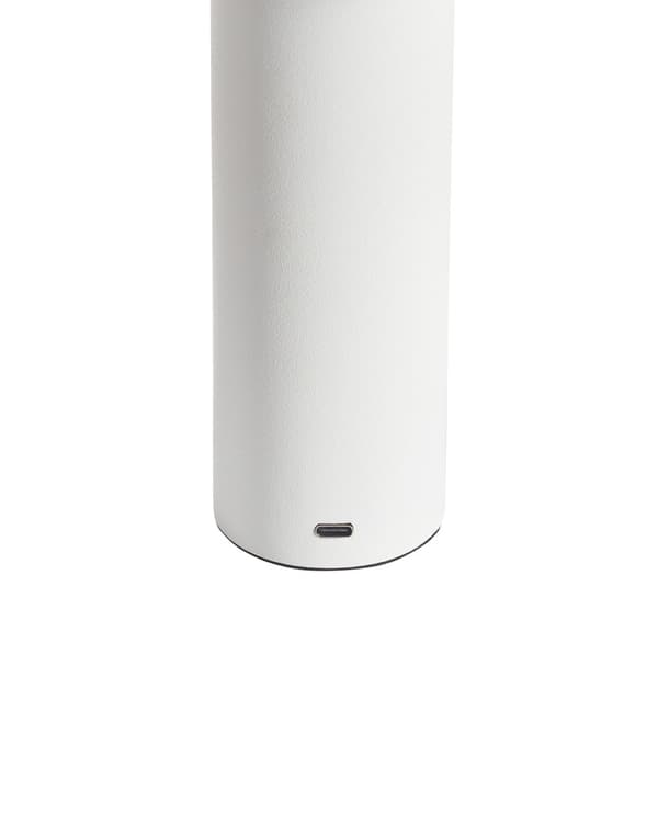 Bordlampe Hvid Metal LED Trådløs Genopladelig Moderne design Belysning Interiør