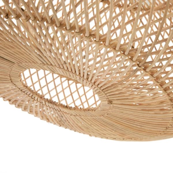 Rootz Helt taklampa - Hänglampa - Naturligt rottingljus - Ambiance Lighting - 50cm x 35cm x 50cm