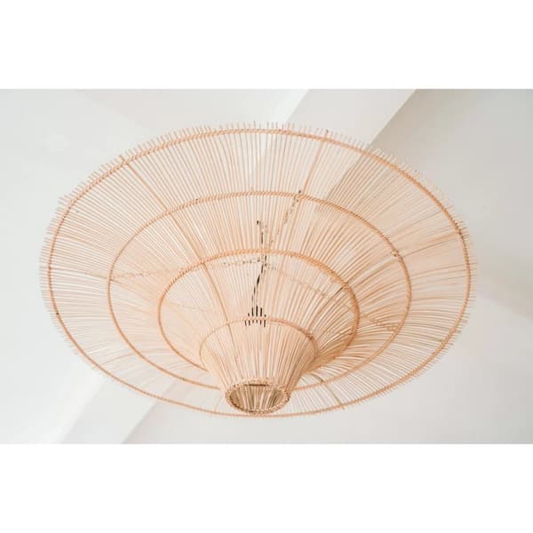 Rootz Sky Pendel - Taklampa - Rottingmästerverk - Konstnärlig design - 110cm x 110cm x 30cm