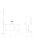 Miniatyrbillede 11 af 11: Bordlampe grøn LED trådløs jern indendørs champignon moderne minimalistisk stil