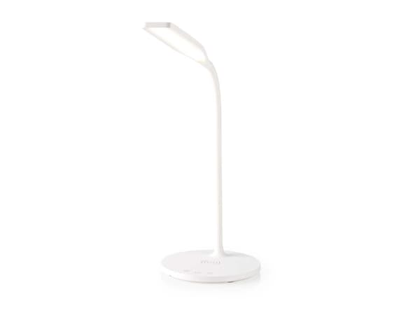 Nedis LTLGQ4M2WT, hvit, akrylonitrilbutadienstyren, gummi, skrivebord, 5,5 W, LED, 2700 K Hvit