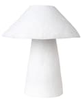 Miniatyrbillede 1 af 11: Bordlampe Hvidt papmachéler 39 cm Håndlavet Moderne stil Belysning Natlampe