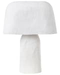 Miniatyrbillede 1 af 11: Bordlampe Hvidt papmachéler 43 cm Håndlavet Moderne stil Belysning Natlampe
