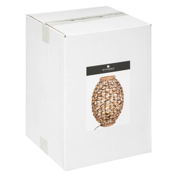 "Lampa 'Sand' - växtfiber H40 cm - Beige - Atmosphera inredningsdesigner"