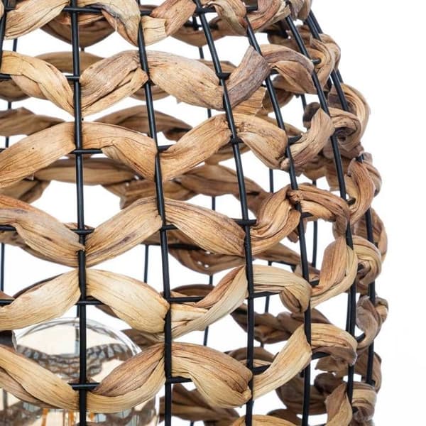 "Lampa 'Sand' - växtfiber H40 cm - Beige - Atmosphera inredningsdesigner"